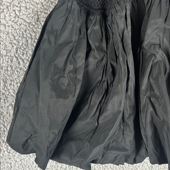 Anthropologie Bubble Crochet Crop Relaxed Black Tank Top Women’s Size XSP - Picture 9 of 16